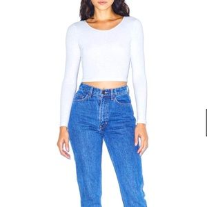 AMERICAN APPAREL CROP TOP